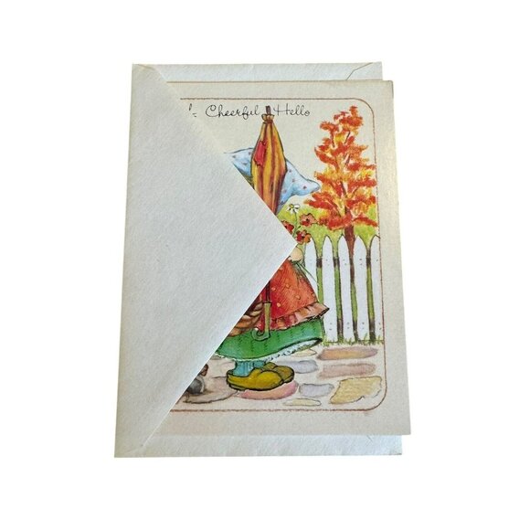 Little Children Greeting Card 1987 with Christian‎ Bible Verses VTG Hummel Style - Picture 8 of 9